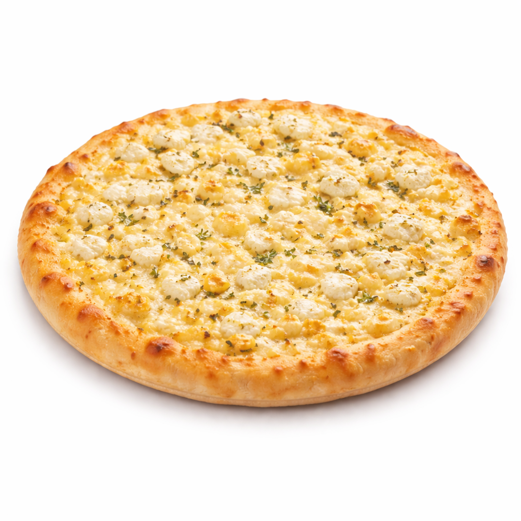 Manakish libanais au fromage feta et herbes fraîches sur galette, spécialité libanaise à Paris