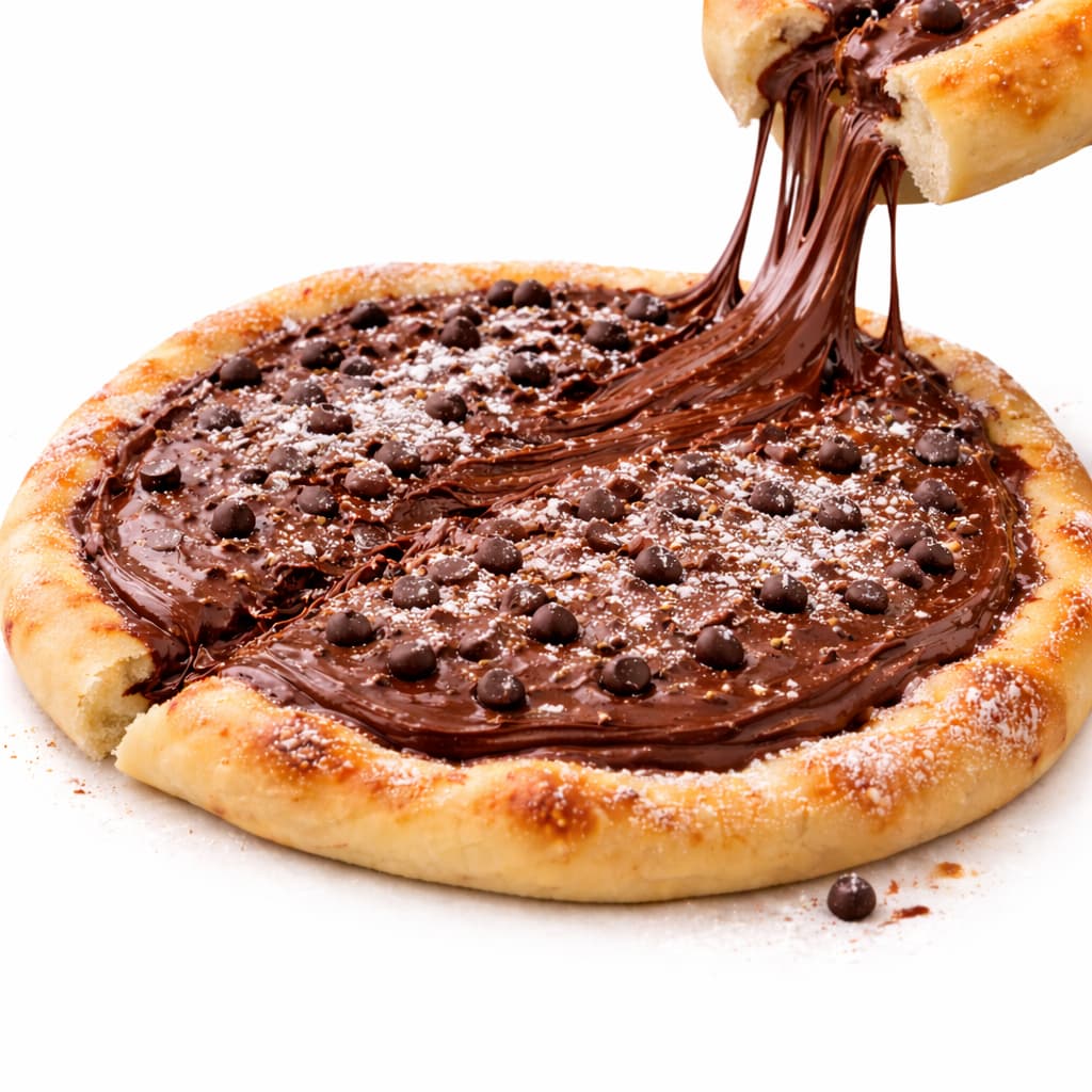 Goûtez notre manouché chocolat à Paris : galette chaude au chocolat fondant, dessert libanais gourmand à emporter.