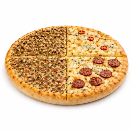 Manouché libanais 4 saveurs à partager sur grande galette, spécialité libanaise à Paris