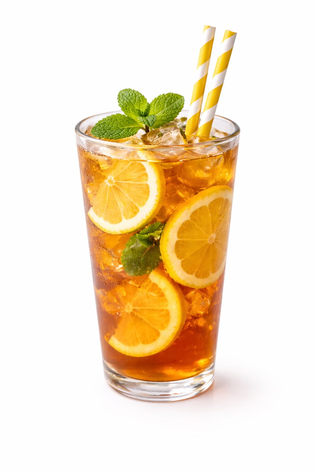 Goûtez notre thé glacé maison à Paris, une boisson fraîche et rafraîchissante parfaite avec votre repas libanais.